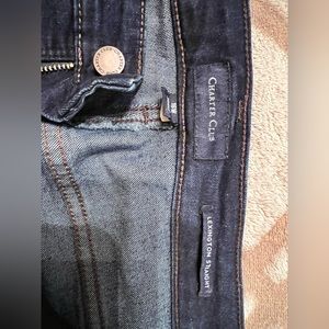 Charter Club size 16w Lexington Straight jeans in dark blue